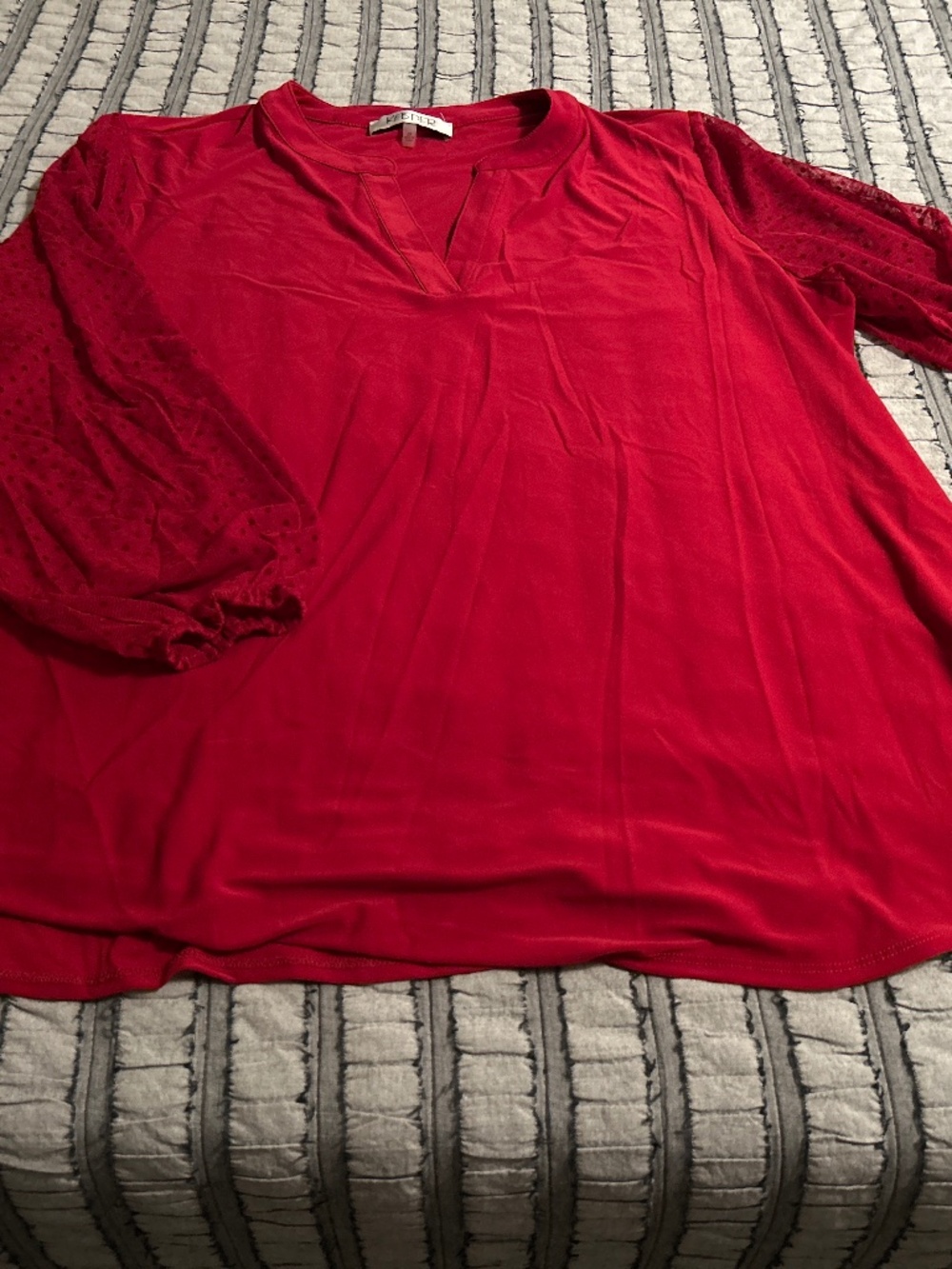 Kasper fire red shirt